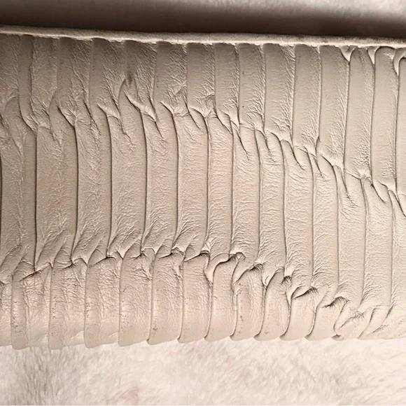 LOW START COACH Madison Sophia pleated leather satchel purse & wallet set - Picture 9 of 13